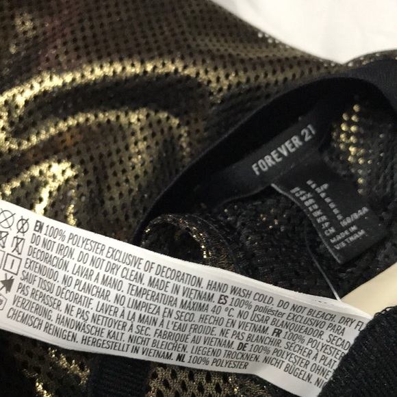 3/$30 🌺 Metallic Jersey Dress - Size S - Picture 4 of 4